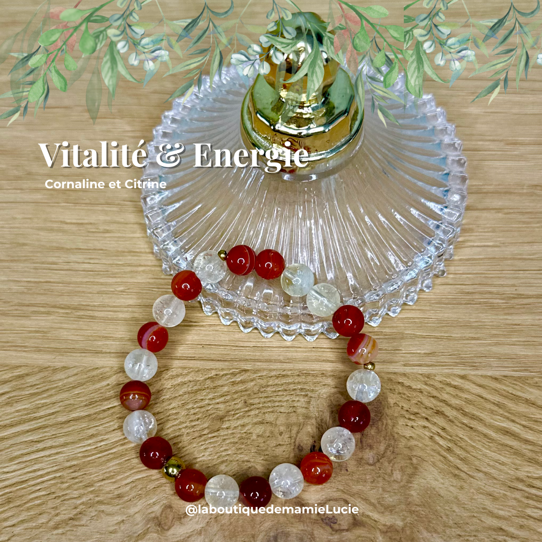 Bracelets "Energie, Vitalité & Chance, Abondance "