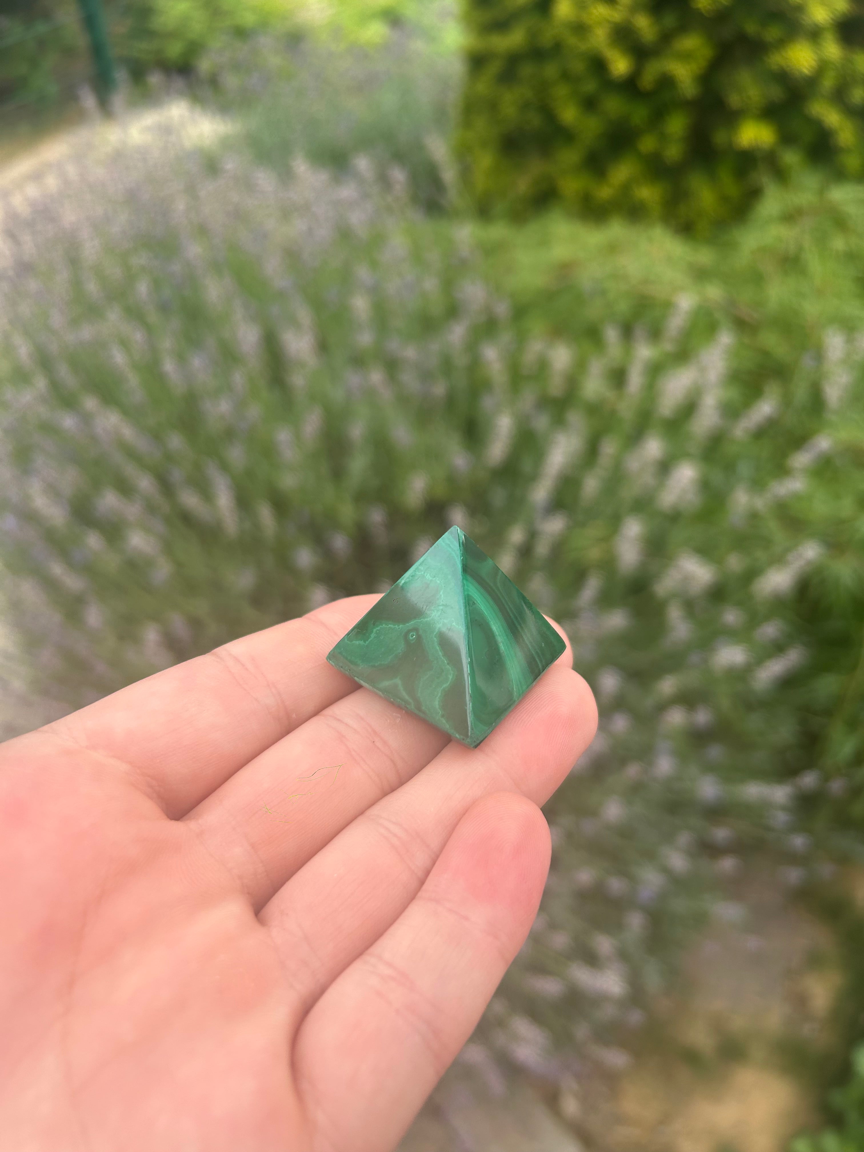Pyramide malachite