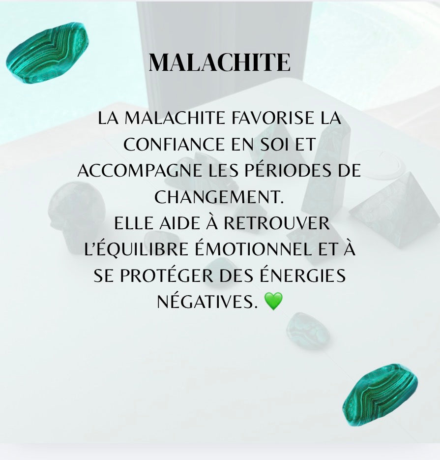 Pyramide malachite