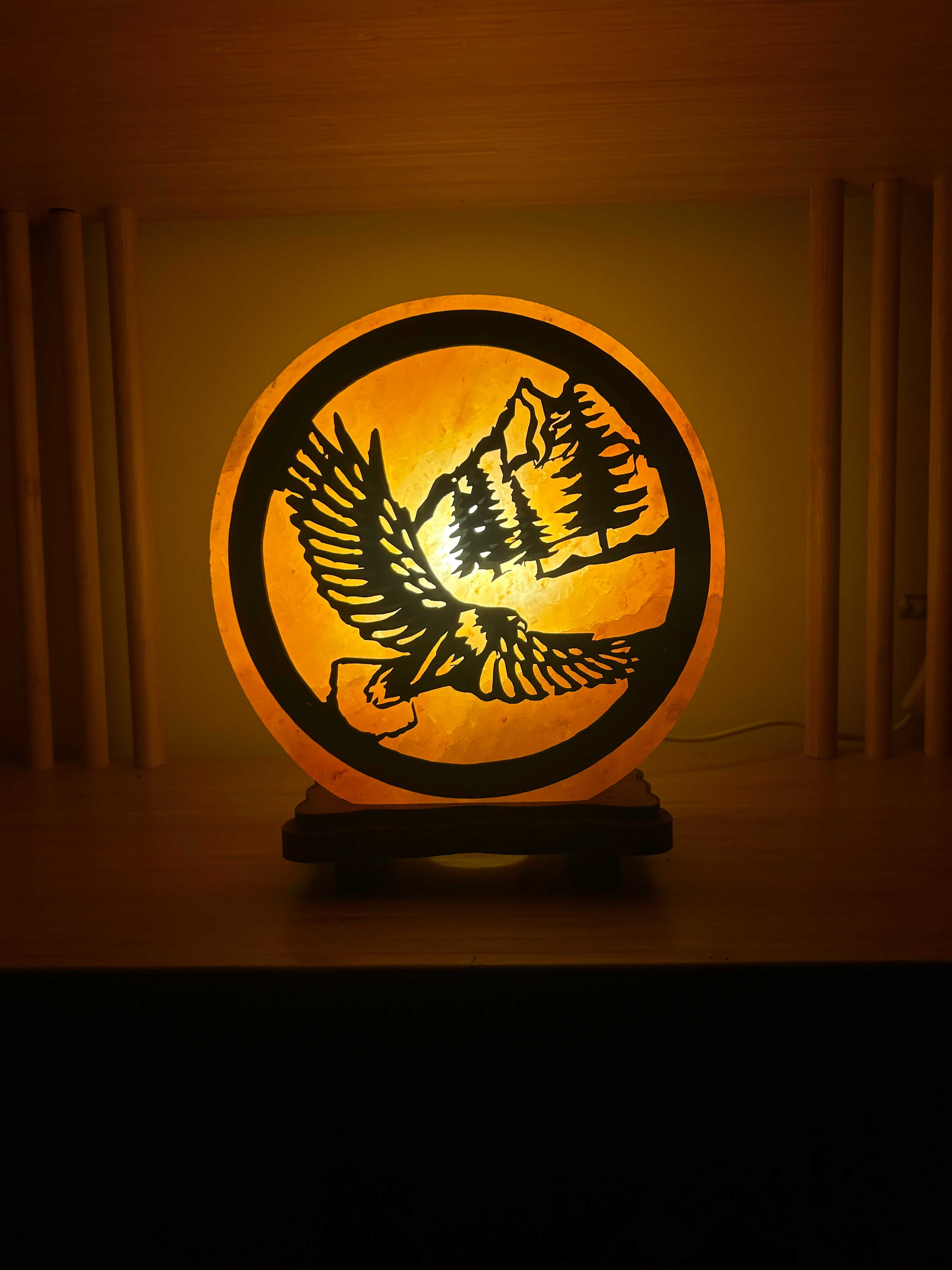 Lampe en sel d’Himalaya – Aigle