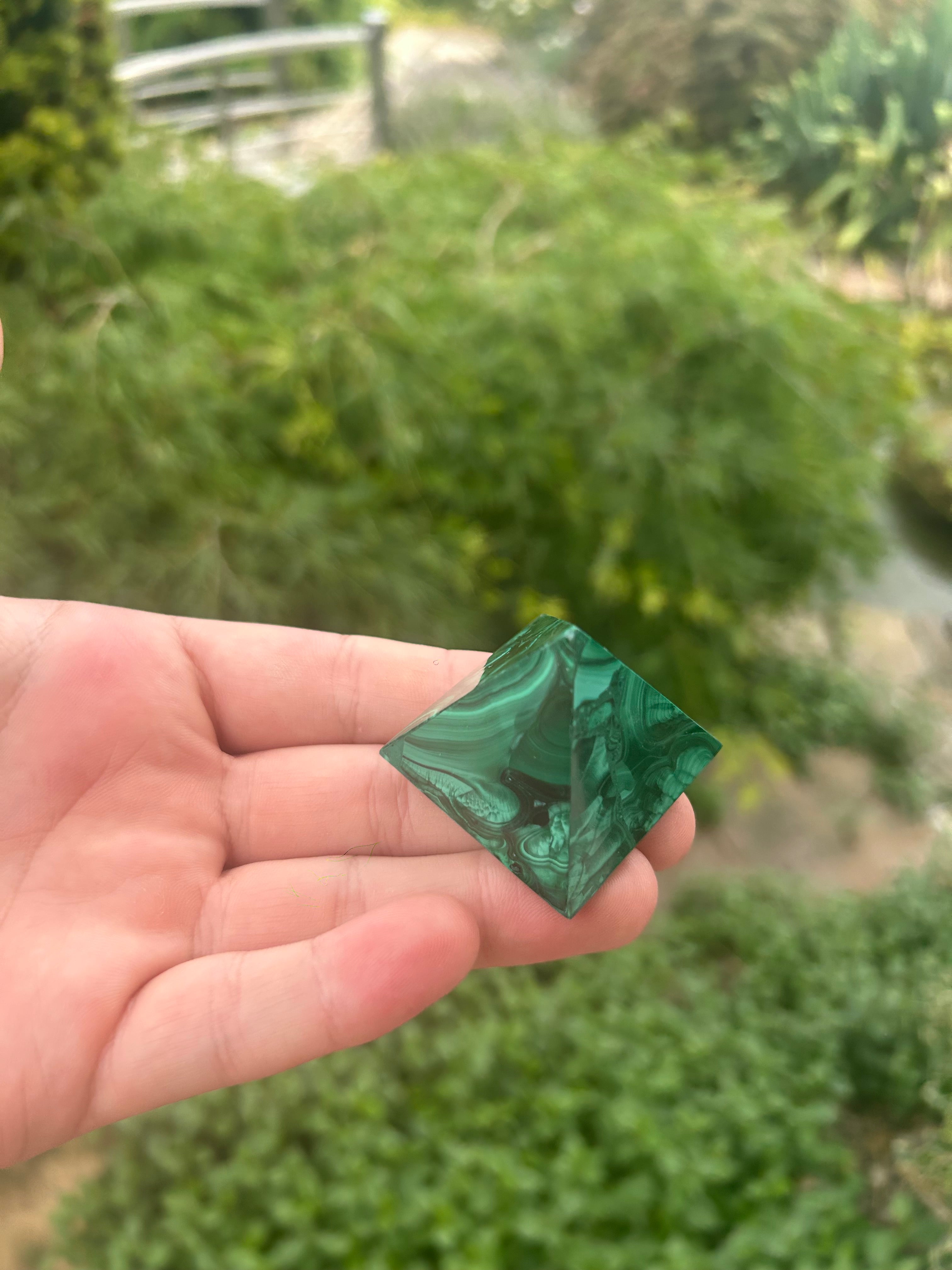 Pyramide malachite