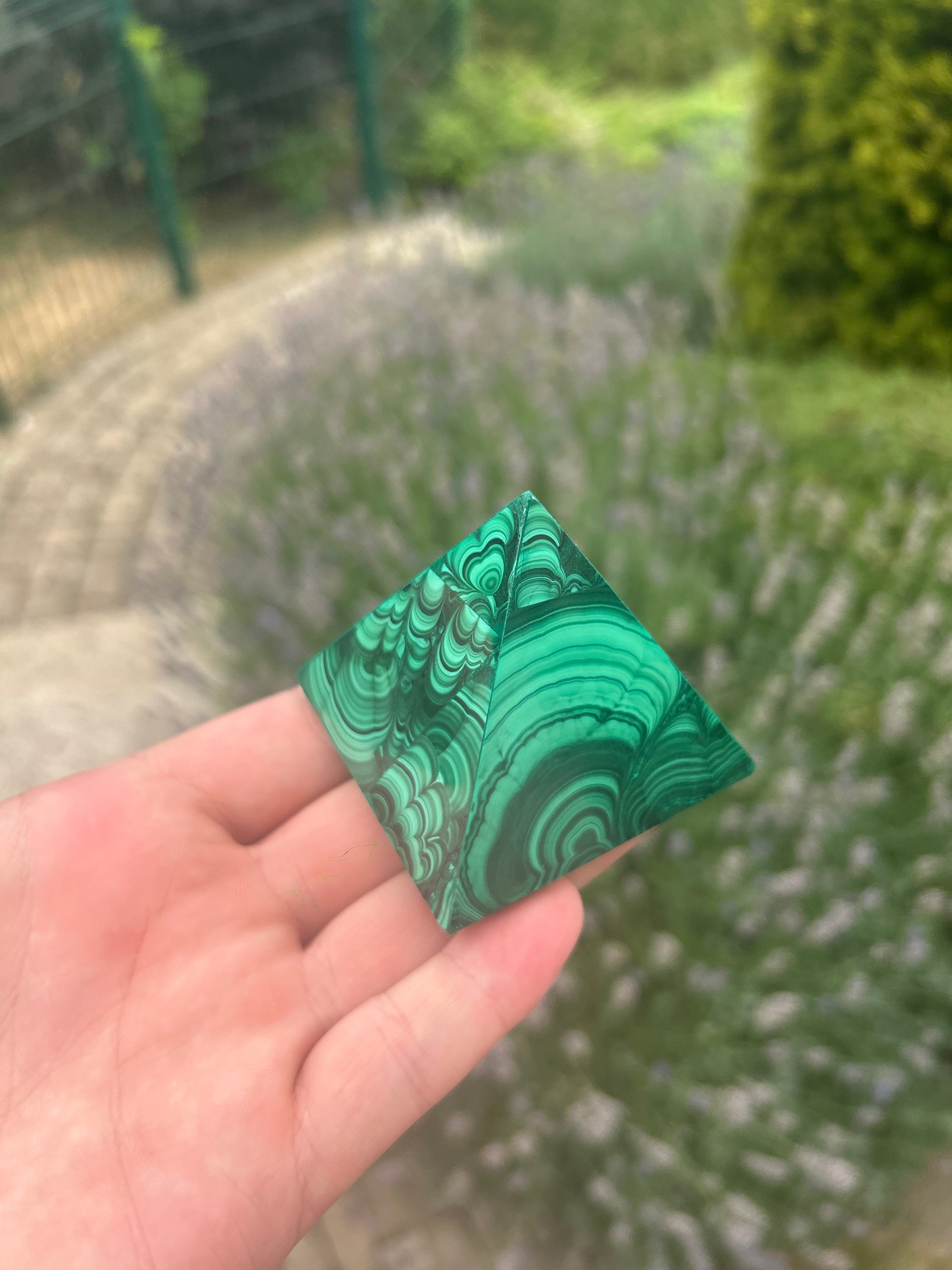 Pyramide malachite
