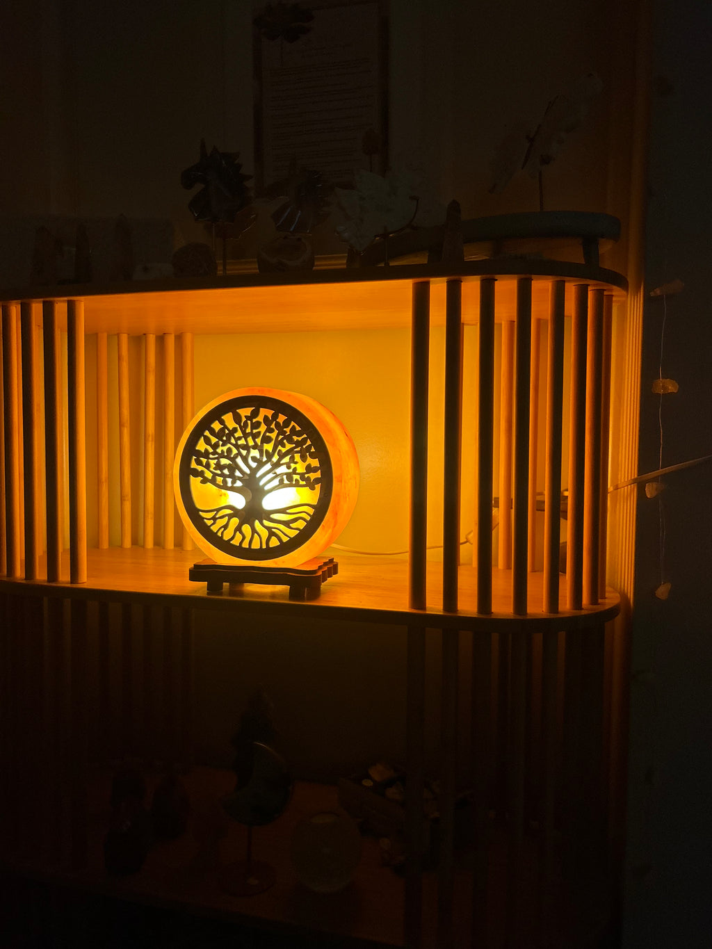 Lampe en Sel d’Himalaya arbre de vie