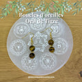 Boucles d’oreilles Œil de Tigre