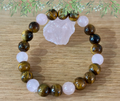 Protection & Amour de soi – Œil de tigre & Quartz rose