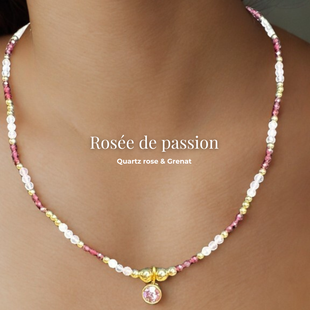 boutique de Mamie Lucie, collier en pierre naturelle, collier lithothérapie, lithothérapie, pierres naturelles, bien-être, apaisement, sérénité, harmonie, énergie positive, protection énergétique, équilibre émotionnel, confiance en soi, développement personnel, méditation, spiritualité, ancrage, clarté mentale, cadeau bien-être, Saint-Louis, Bâle, Strasbourg, Colmar, Mulhouse, Dietwiller, Obersaasheim