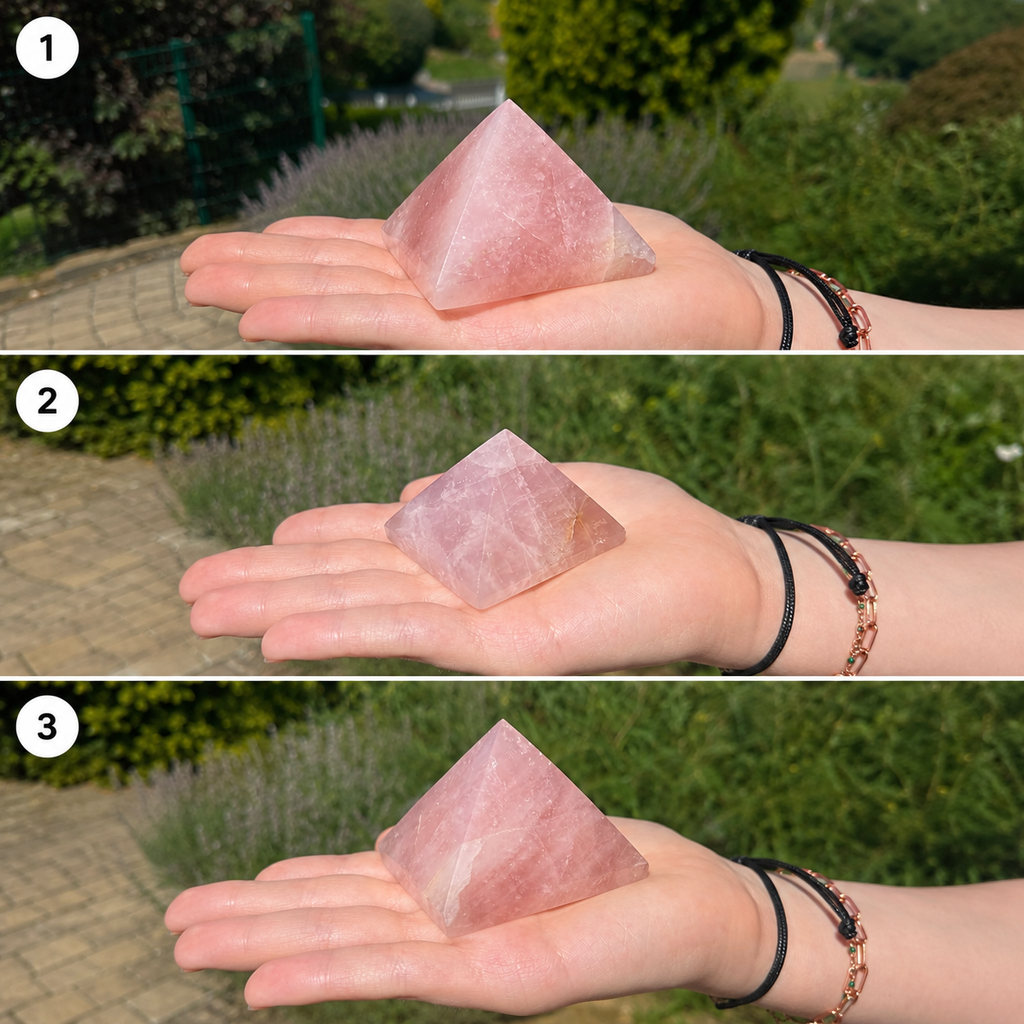 Pyramide Quartz rose - la boutique de mamie Lucie boutique de Mamie Lucie, quartz rose, quartz rose naturel, lithothérapie, pierre naturelle, bien-être, amour, douceur, apaisement, sérénité, harmonie, équilibre émotionnel, confiance en soi, méditation, énergie positive, Saint-Louis, Bâle, Strasbourg, Colmar, Mulhouse, Dietwiller, Obersaasheim