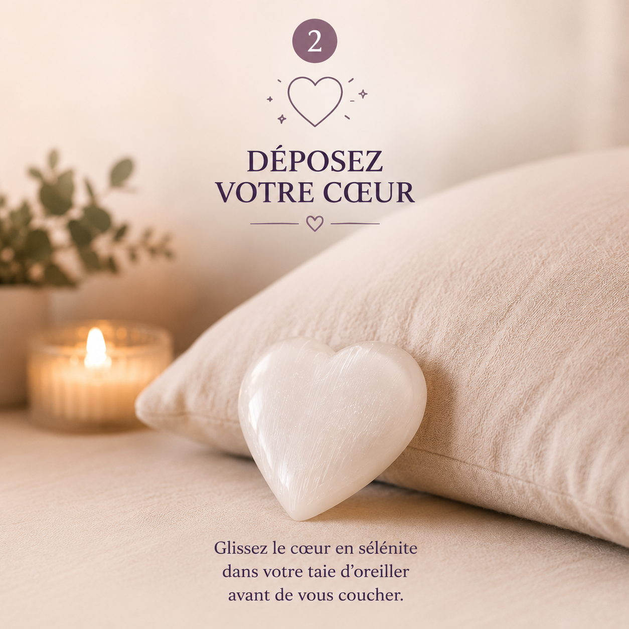 Rituel du sommeil selenite - La boutique de mamie Lucie