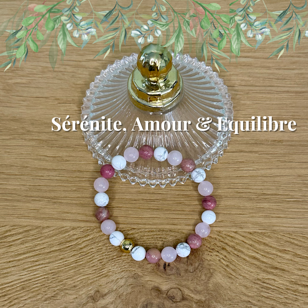 Bracelet Sérénité, Amour & Équilibre