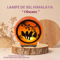 Lampe de sel Himalaya "Oiseaux"