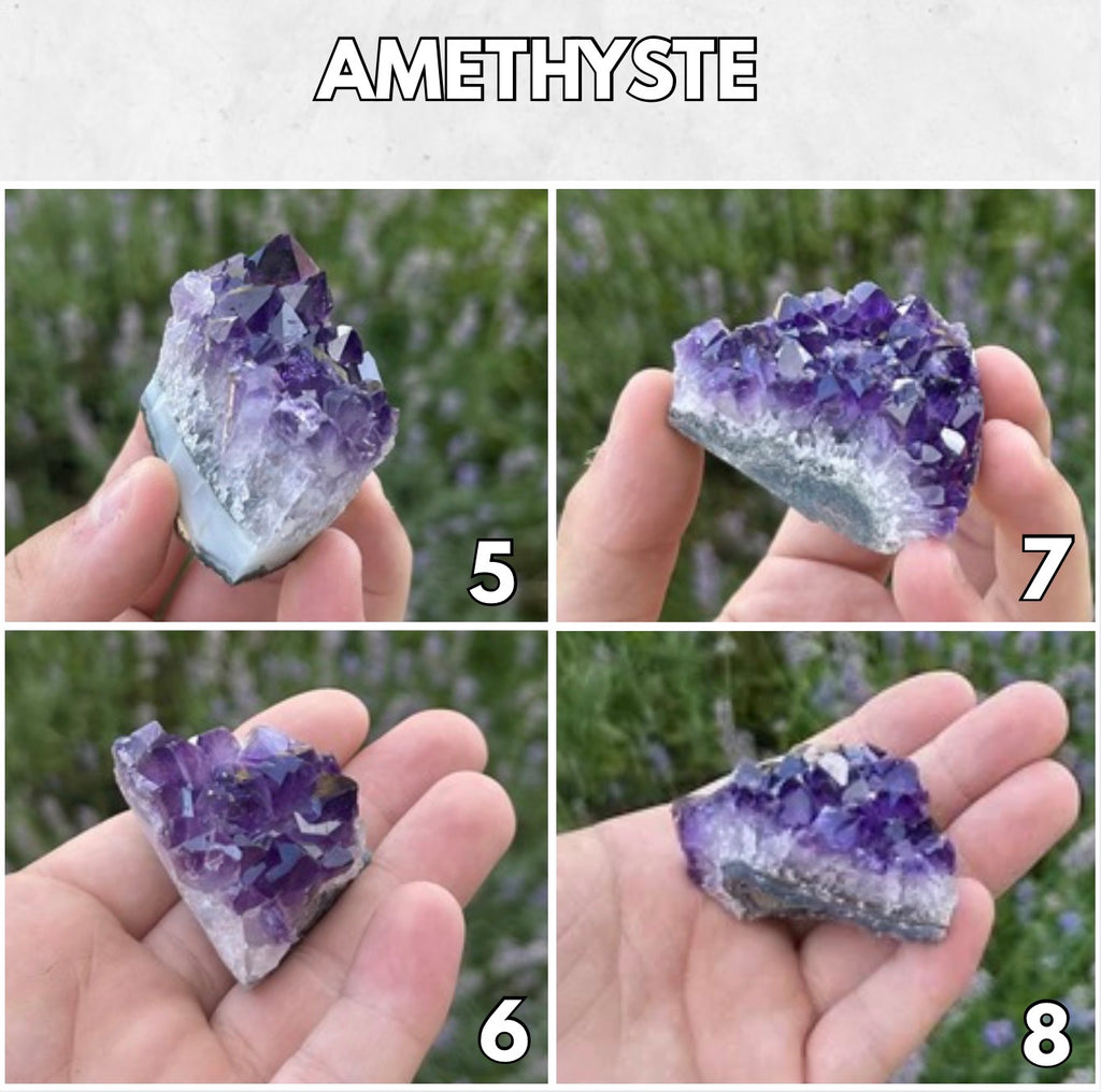 améthyste, améthyste d’Uruguay, améthyste naturelle, pierre naturelle d’Uruguay, cristal naturel, quartz violet, lithothérapie, pierres naturelles, minéraux naturels, bien-être, sérénité, apaisement, protection énergétique, purification énergétique, harmonisation des chakras, méditation, développement spirituel, équilibre émotionnel, énergie positive, boutique de Mamie Lucie, Saint-Louis, Bâle, Strasbourg, Colmar, Mulhouse, Obernai, Dietwiller, Obersaasheim