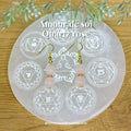 Boucles d’oreilles Amour de soi (Quartz rose)