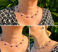 collier ras du cou améthyste naturelle - La boutique de mamie Lucie boutique de Mamie Lucie, collier en pierre naturelle, collier lithothérapie, lithothérapie, pierres naturelles, bien-être, apaisement, sérénité, harmonie, énergie positive, protection énergétique, équilibre émotionnel, confiance en soi, développement personnel, méditation, spiritualité, ancrage, clarté mentale, cadeau bien-être, Saint-Louis, Bâle, Strasbourg, Colmar, Mulhouse, Dietwiller, Obersaasheim