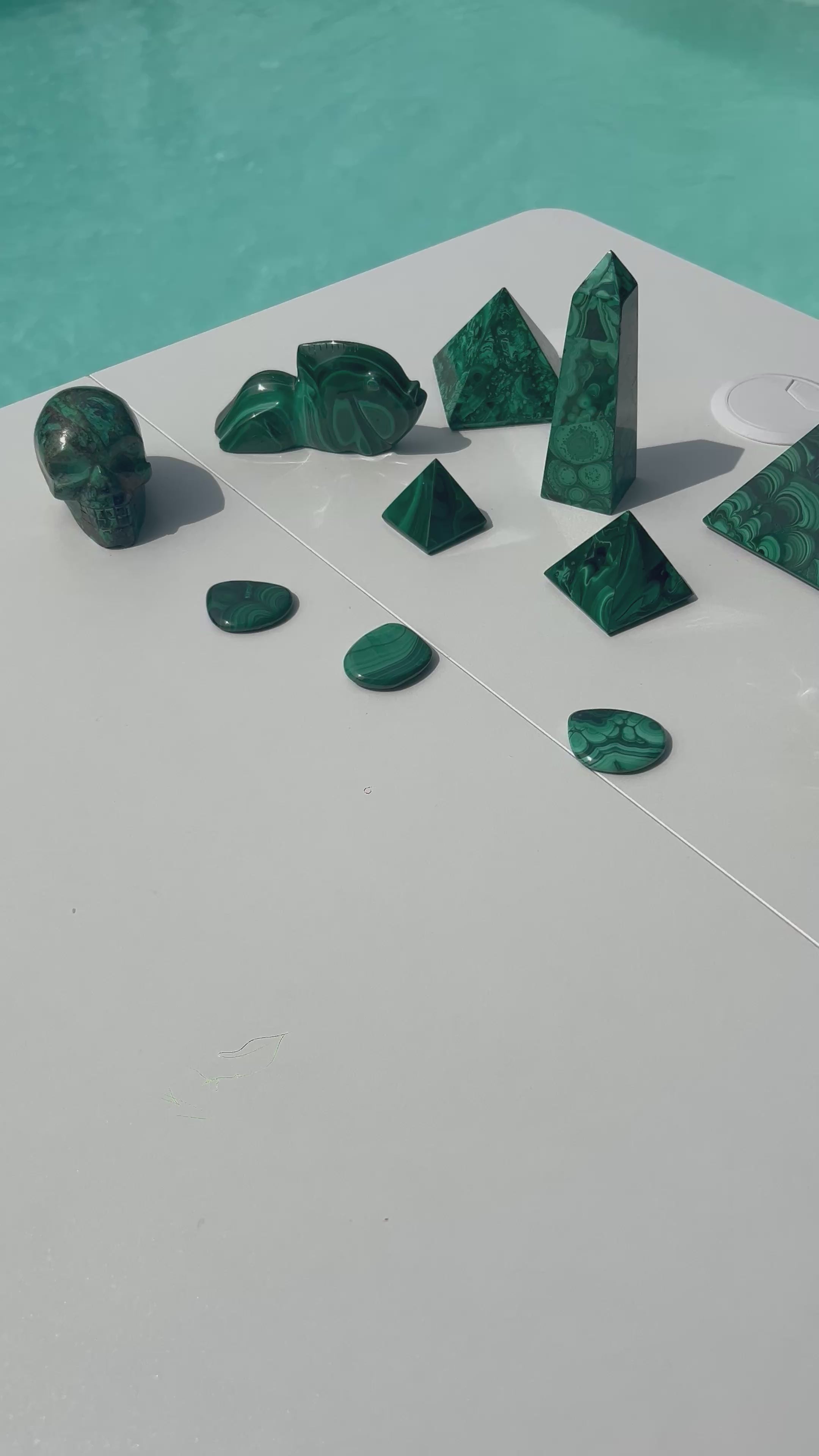 Pyramide malachite