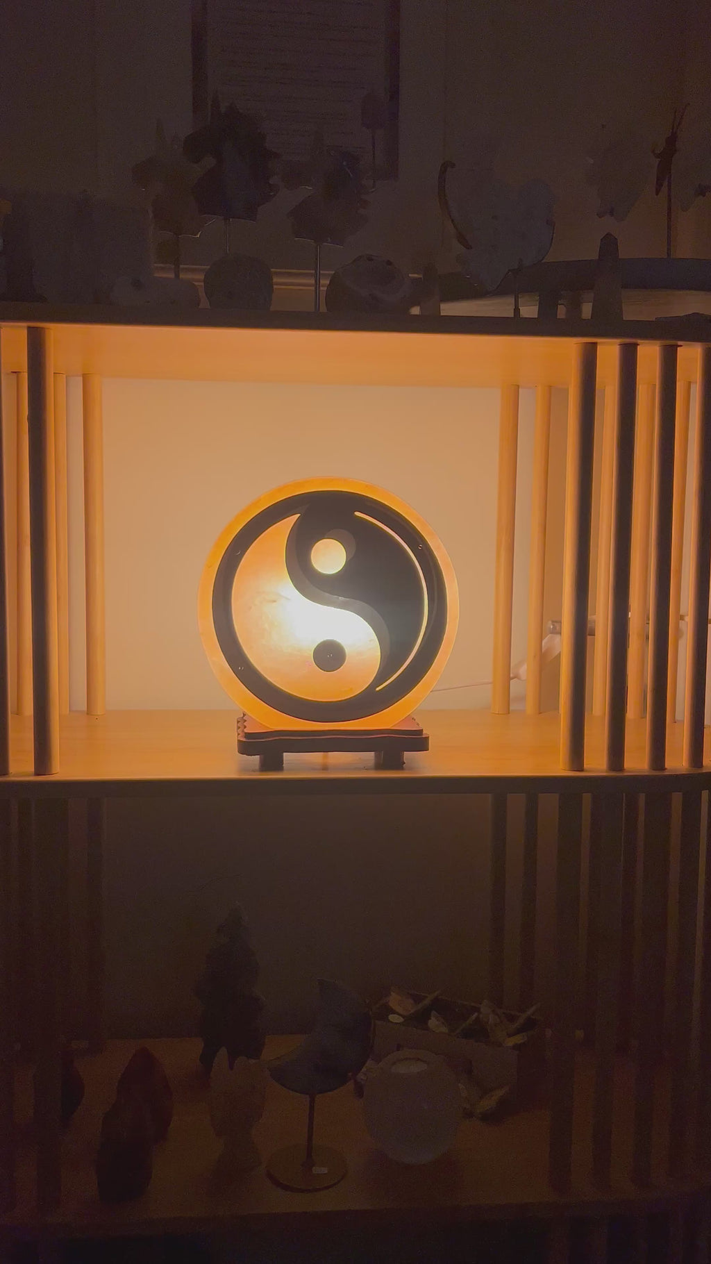 Lampe en Sel d’Himalaya Yin & Yang ☯️