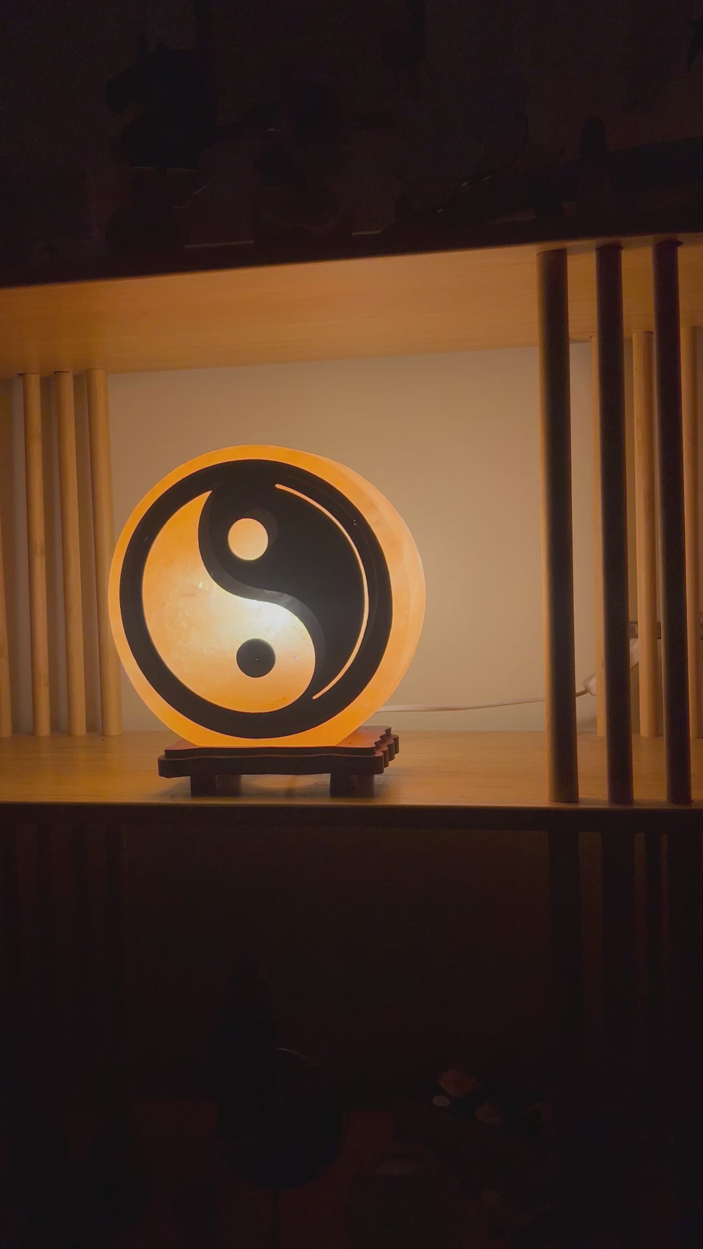 Lampe en Sel d’Himalaya Yin & Yang ☯️